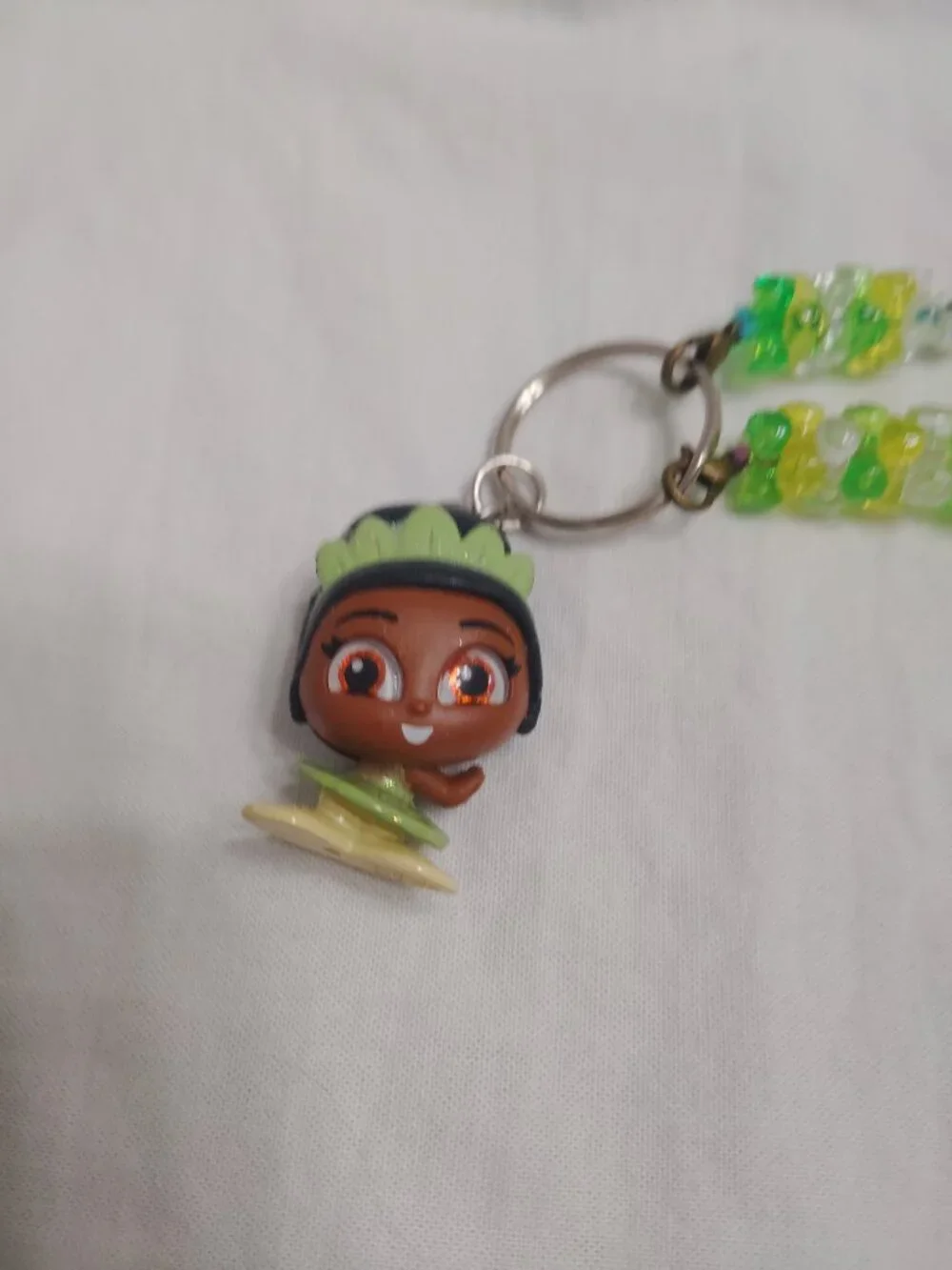 Disney Doorable Tutu Princess Tiana Handmade Keychain